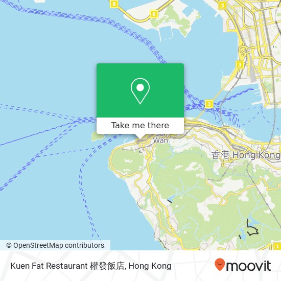 Kuen Fat Restaurant 權發飯店 map