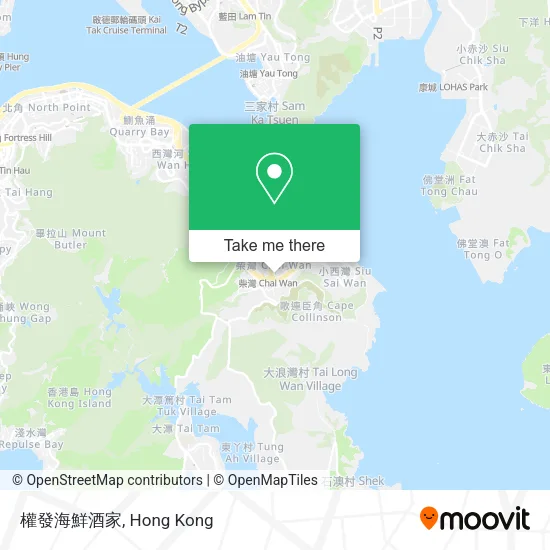 權發海鮮酒家地圖