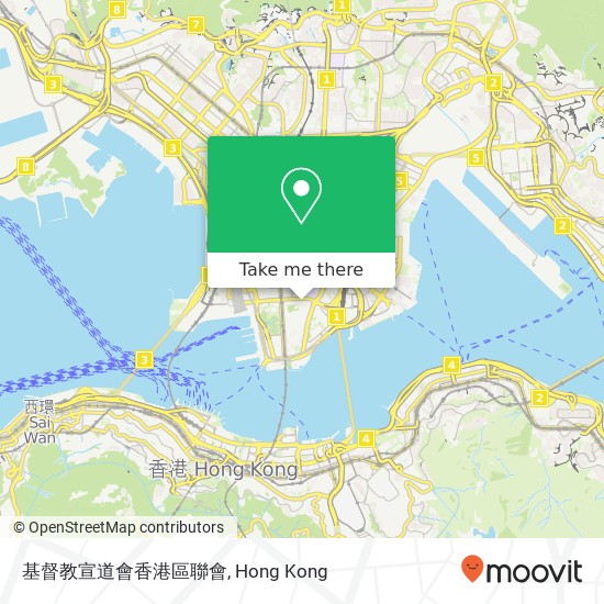 基督教宣道會香港區聯會 map