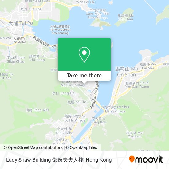 Lady Shaw Building 邵逸夫夫人樓地圖