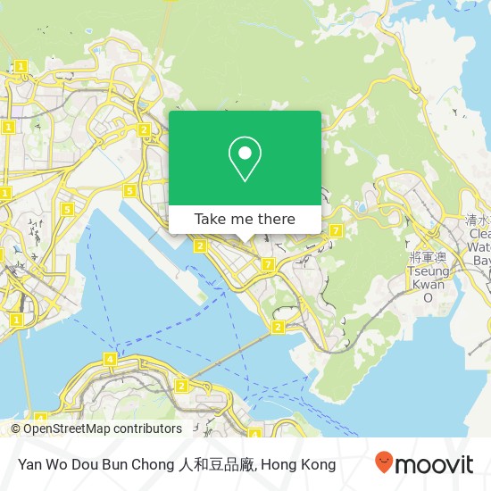 Yan Wo Dou Bun Chong 人和豆品廠 map