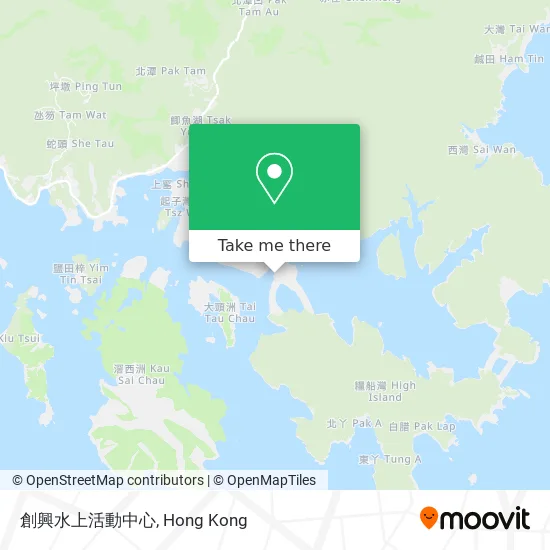 創興水上活動中心地圖