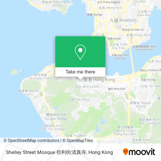 Shelley Street Mosque 些利街清真寺 map