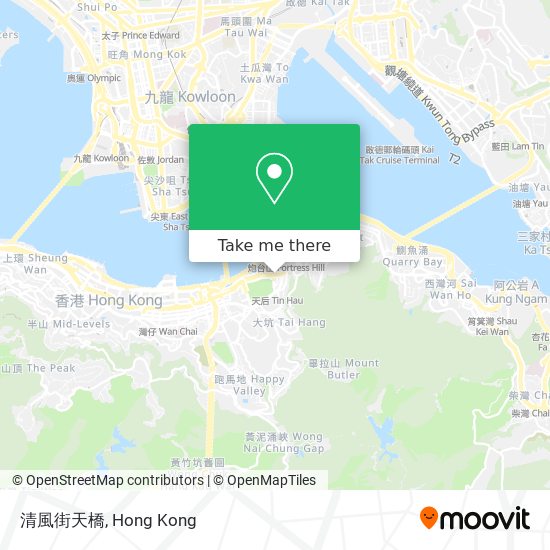 清風街天橋 map