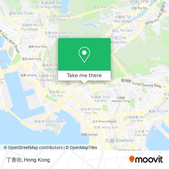 丁香街 map
