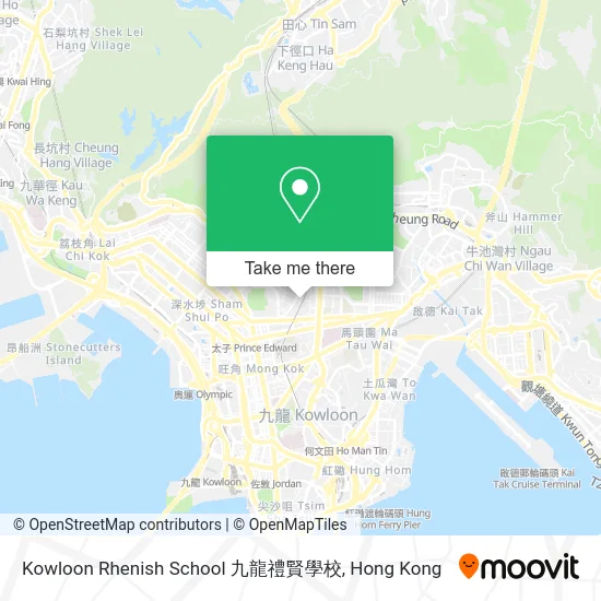 Kowloon Rhenish School 九龍禮賢學校 map