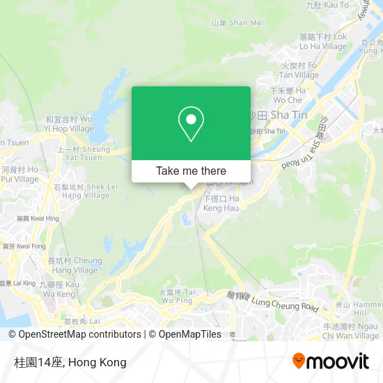 桂園14座 map