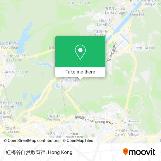 紅梅谷自然教育徑 map