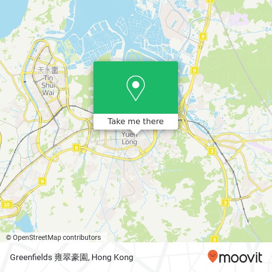 Greenfields 雍翠豪園 map