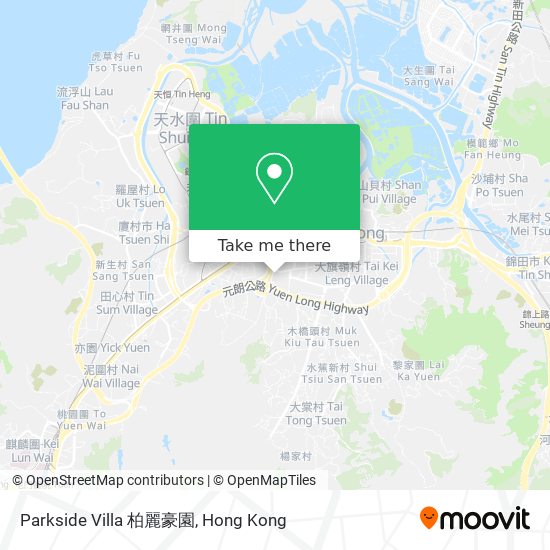 Parkside Villa 柏麗豪園 map