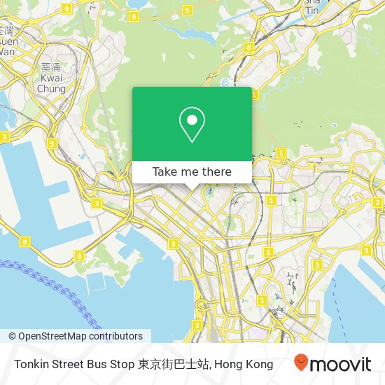 Tonkin Street Bus Stop 東京街巴士站 map