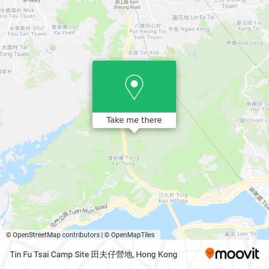 Tin Fu Tsai Camp Site 田夫仔營地 map