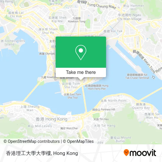 香港理工大學大學樓 map