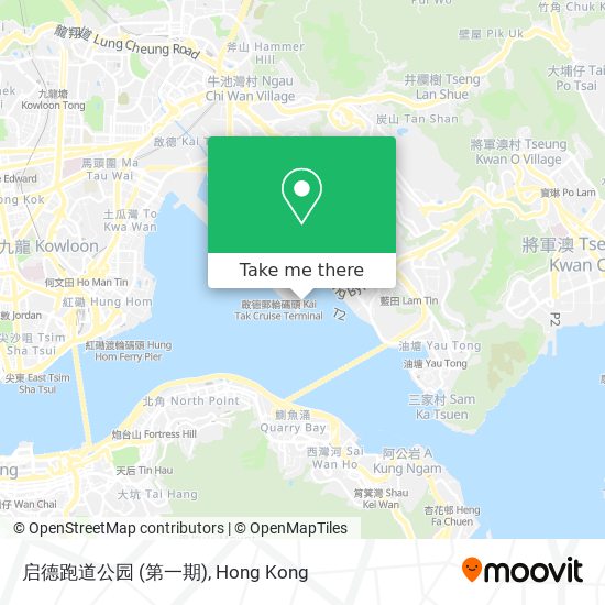 启德跑道公园 (第一期)地圖