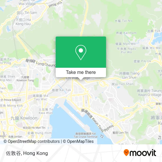 佐敦谷地圖