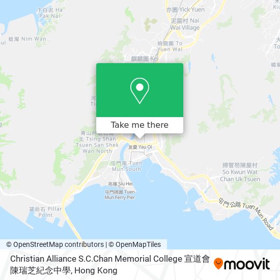 Christian Alliance S.C.Chan Memorial College 宣道會陳瑞芝紀念中學 map