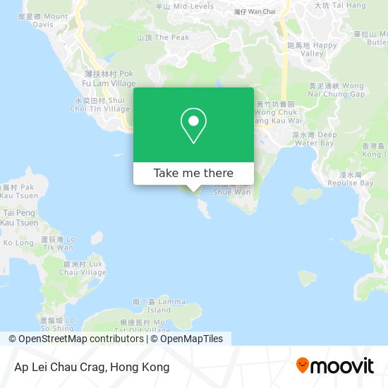 Ap Lei Chau Crag map