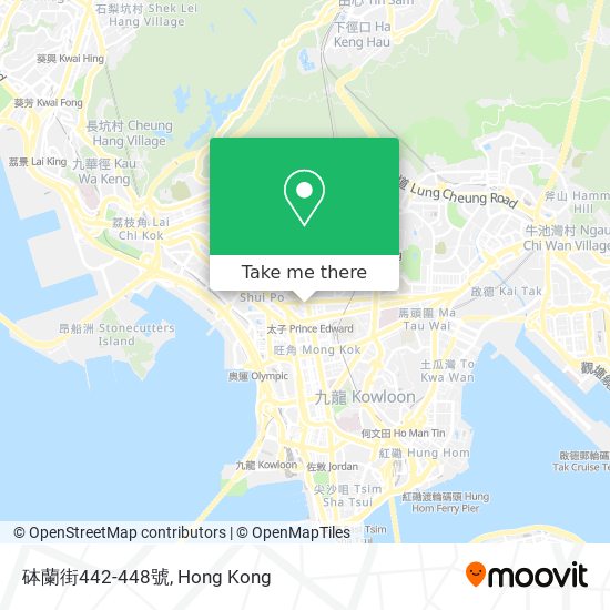 砵蘭街442-448號地圖