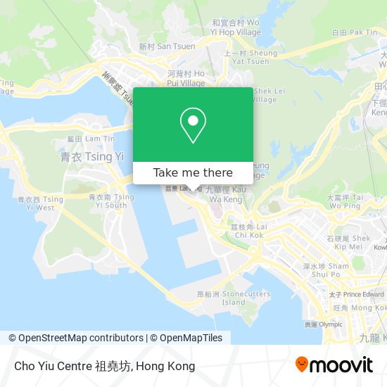Cho Yiu Centre 祖堯坊地圖