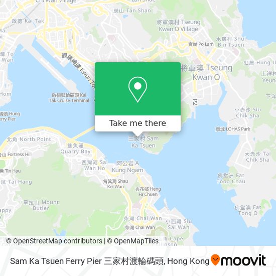 Sam Ka Tsuen Ferry Pier 三家村渡輪碼頭 map