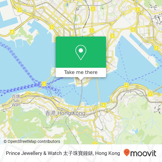 Prince Jewellery & Watch 太子珠寶鐘錶 map