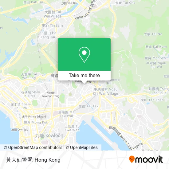 黃大仙警署 map