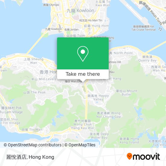 麗悅酒店 map