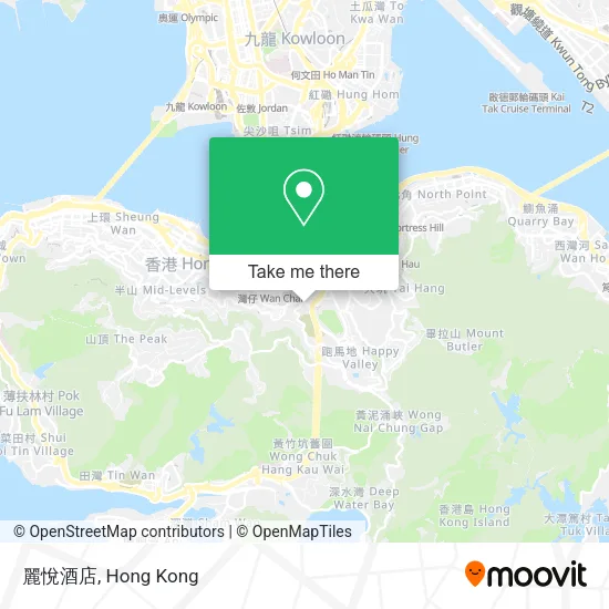 麗悅酒店地圖