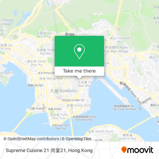 Supreme Cuisine 21 尚宴21地圖