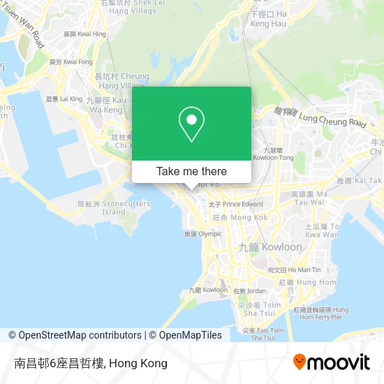 南昌邨6座昌哲樓地圖