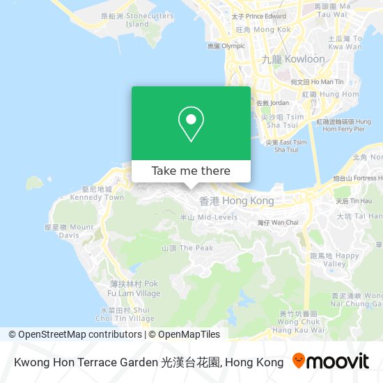 Kwong Hon Terrace Garden 光漢台花園 map