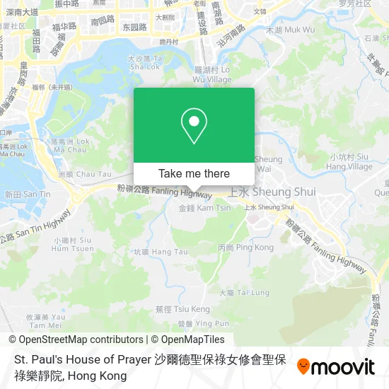 St. Paul's House of Prayer 沙爾德聖保祿女修會聖保祿樂靜院 map