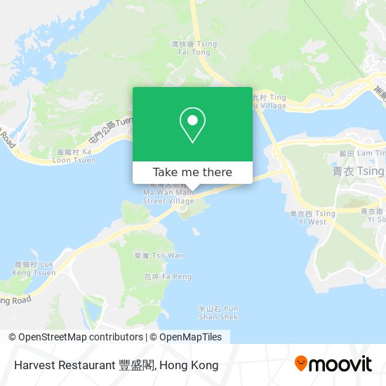 Harvest Restaurant 豐盛閣 map