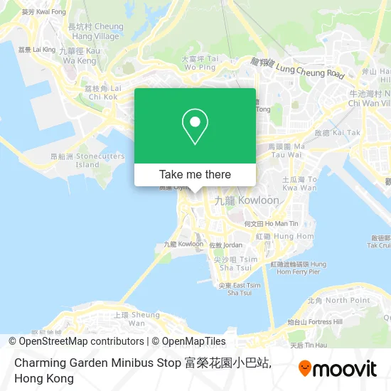 Charming Garden Minibus Stop 富榮花園小巴站 map