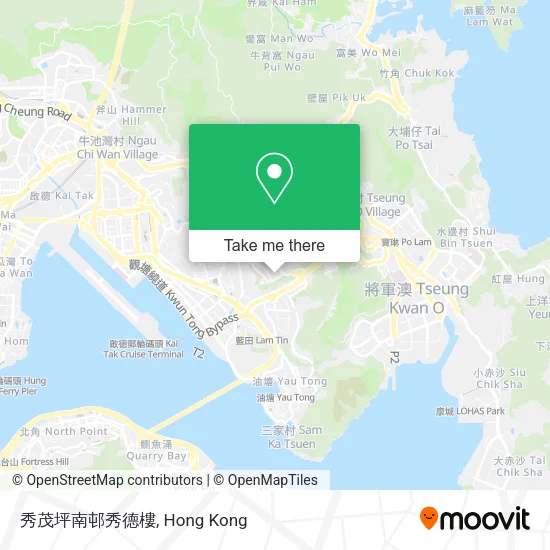 秀茂坪南邨秀德樓地圖