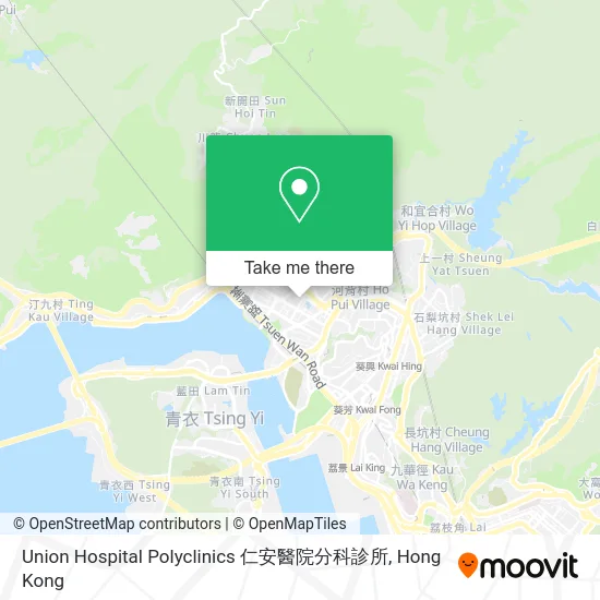Union Hospital Polyclinics 仁安醫院分科診所 map