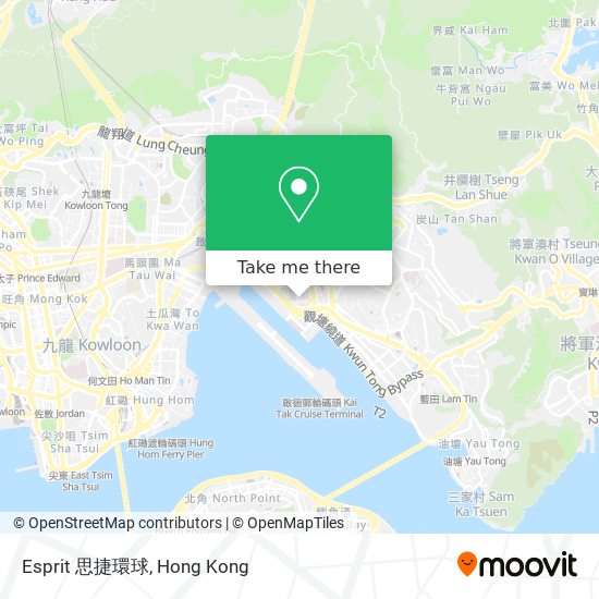 Esprit 思捷環球地圖
