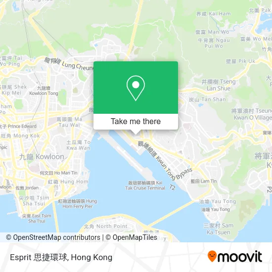Esprit 思捷環球 map