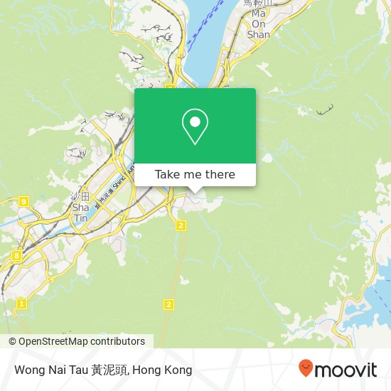 Wong Nai Tau 黃泥頭 map