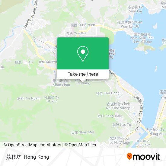 荔枝坑 map