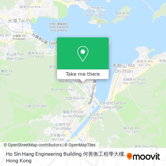 Ho Sin Hang Engineering Building 何善衡工程學大樓 map
