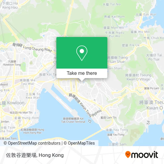 佐敦谷遊樂場 map