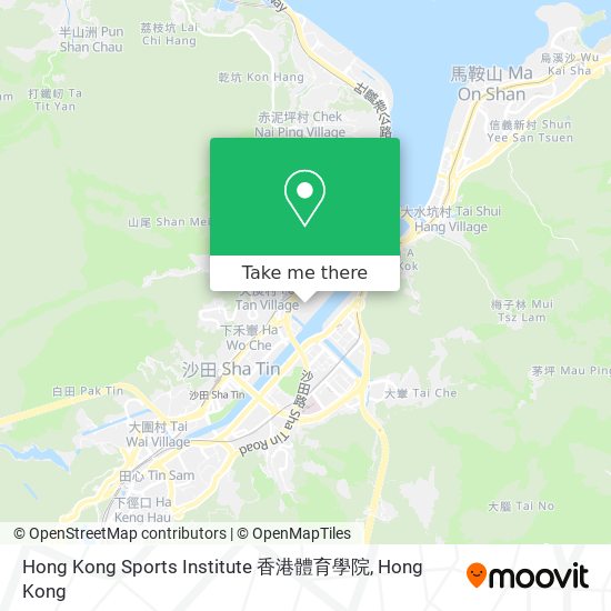 Hong Kong Sports Institute 香港體育學院 map