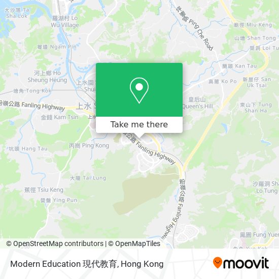 Modern Education 現代教育 map