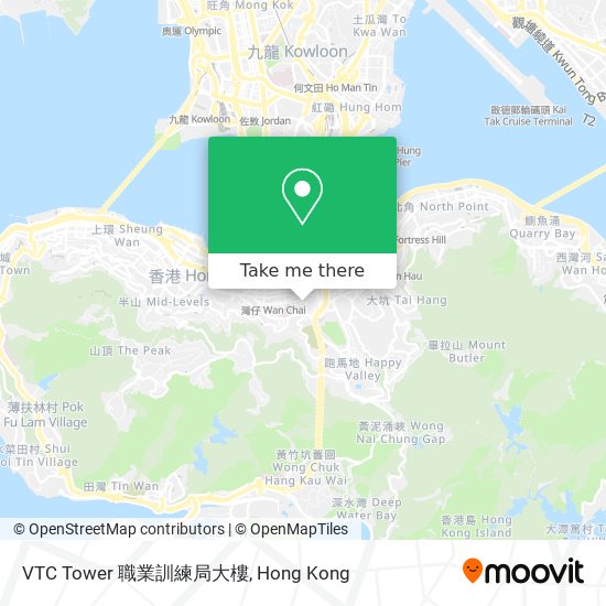 VTC Tower 職業訓練局大樓地圖