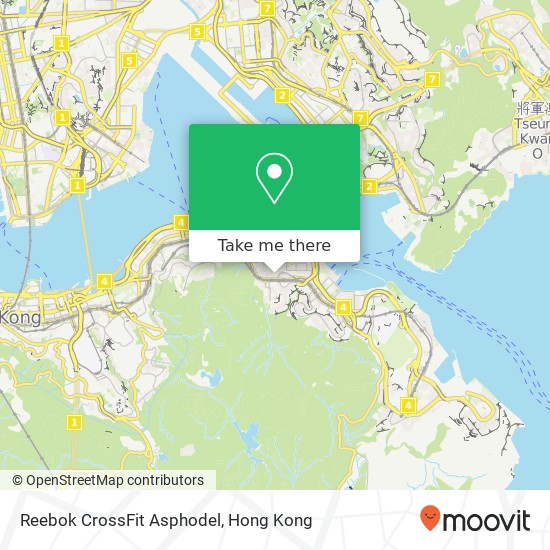 Reebok CrossFit Asphodel map