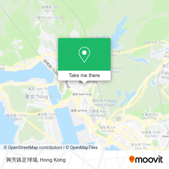 興芳路足球場 map