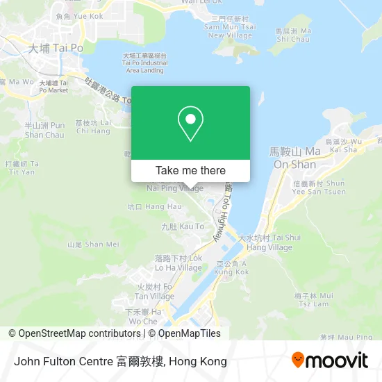 John Fulton Centre 富爾敦樓 map