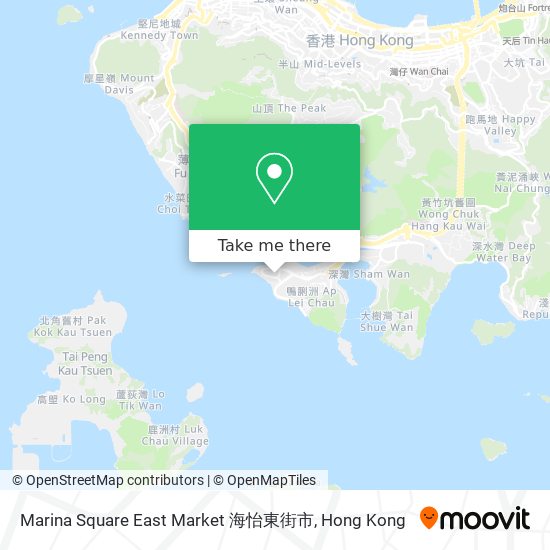 Marina Square East Market 海怡東街市 map