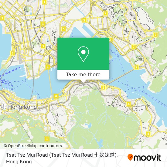 Tsat Tsz Mui Road map